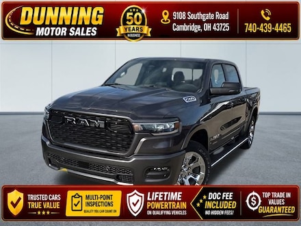 New 2026 Ram 1500 BIG HORN CREW CAB 4X4 5'7 BOX Pickup for sale or lease in Cambridge, OH