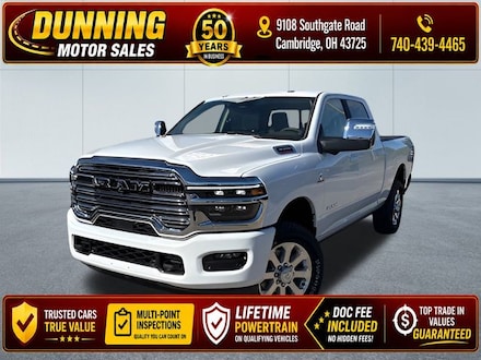 New 2026 Ram 3500 LARAMIE CREW CAB 4X4 6'4 BOX Pickup for sale or lease in Cambridge, OH