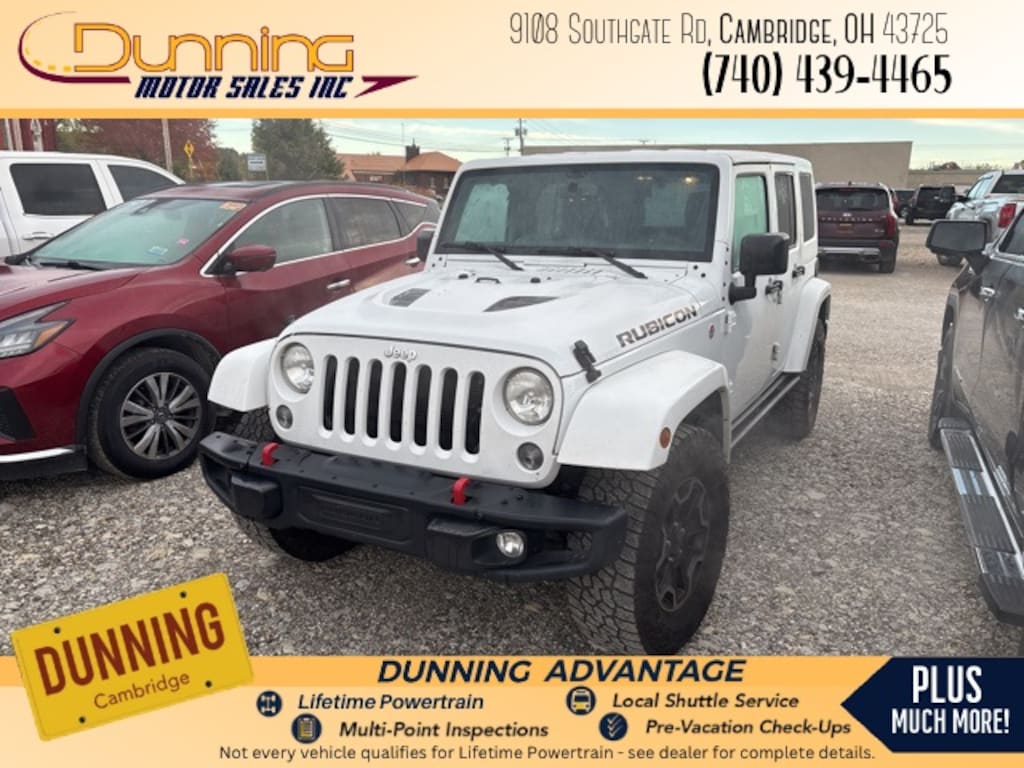 Used 2016 Jeep Wrangler JK Unlimited Rubicon 4x4 SUV
