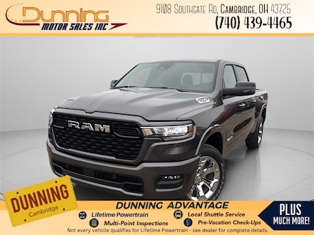 New 2025 Ram 1500 BIG HORN CREW CAB 4X4 6'4 BOX Pickup for sale or lease in Cambridge, OH