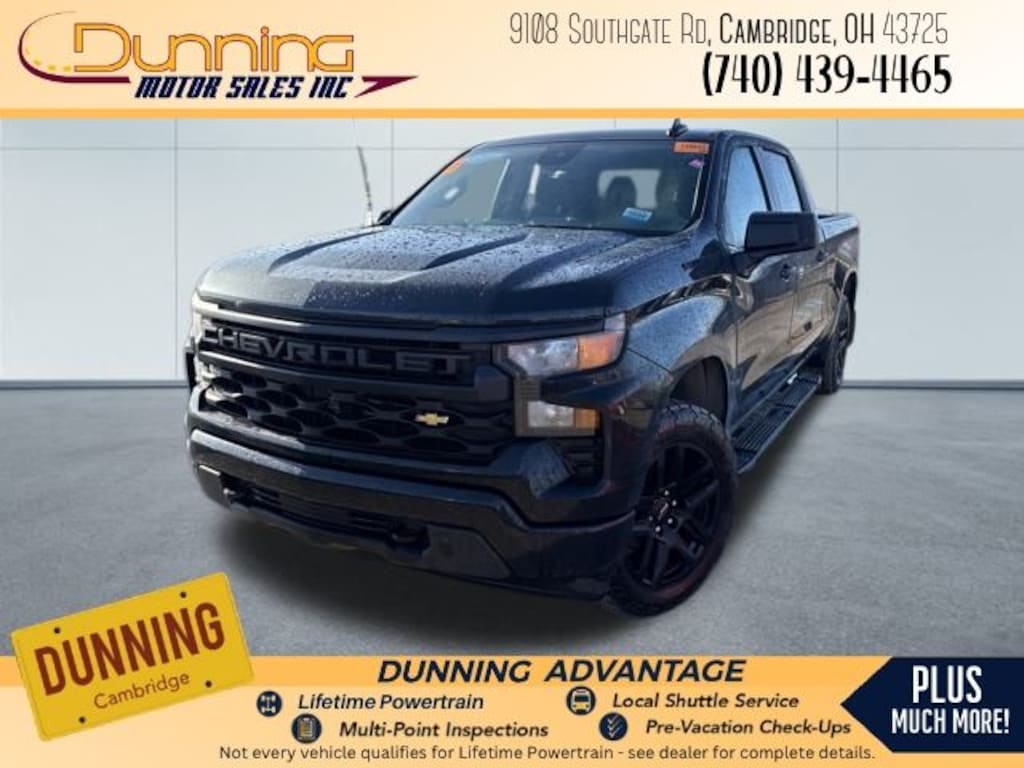 Used 2023 Chevrolet Silverado 1500 Custom Truck Crew Cab