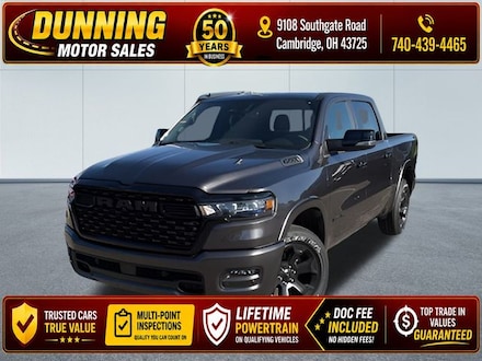 New 2026 Ram 1500 BIG HORN CREW CAB 4X4 5'7 BOX Pickup for sale or lease in Cambridge, OH