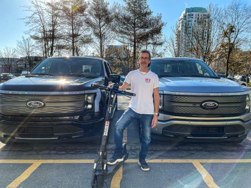 Ford F-150 Lightning_small business e-scooter charging_07.jpg