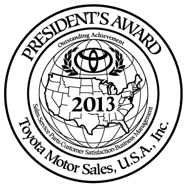 2013 Toyota President's Award