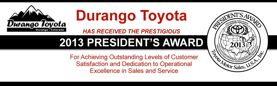 2013 Toyota President's Award