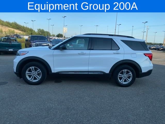 Used 2021 Ford Explorer XLT with VIN 1FMSK8DHXMGB59070 for sale in Junction City, KS