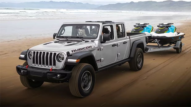 2023 Jeep Gladiator Best-in-Class 4x4 1,710-lb payload