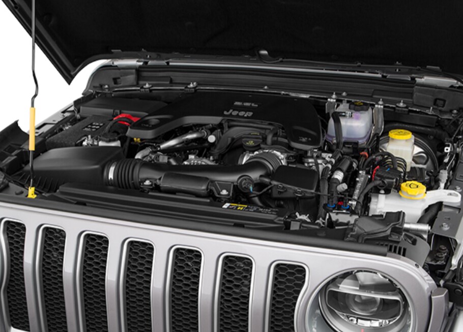 2023 Jeep Wrangler Enginge bay
