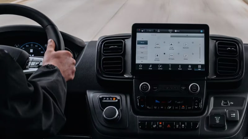 2025 Ram ProMaster Electric Van Uconnect 5 system