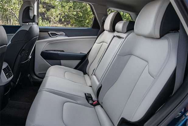 2023 Sportage class-leading legroom at 41.3-inches