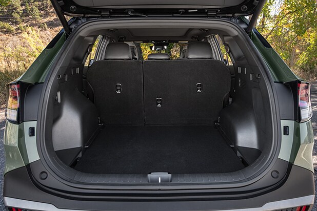 2023 Sportage Best-In-Class Cargo Room with 39.6 cubic feet behind the rear seats