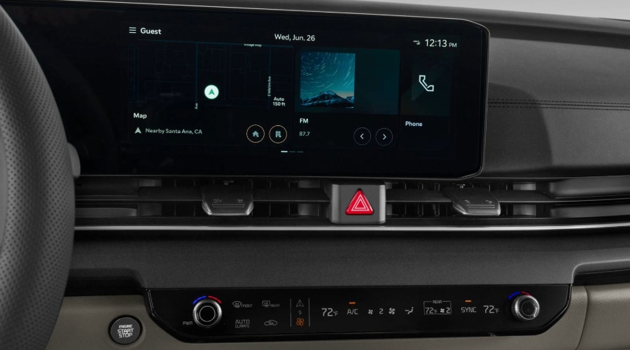 2026 Carnival Hybrid 14 inch Infotainment System Display