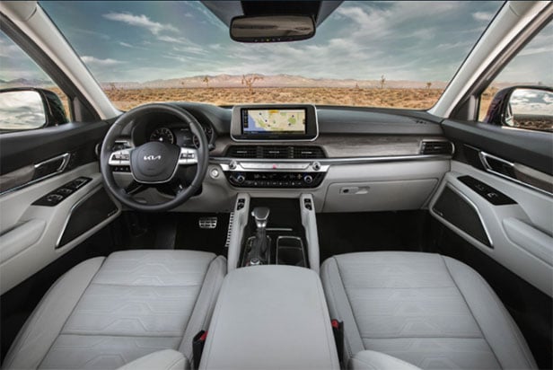 2022 Kia Telluride interior updates