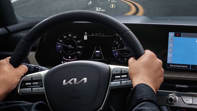 2024 Kia Telluride available 10-inch Head-Up Display