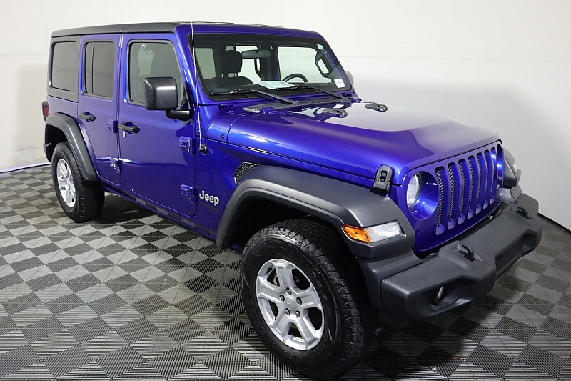 Used 2019 Jeep Wrangler Unlimited Sport S with VIN 1C4HJXDG6KW568608 for sale in Zanesville, OH