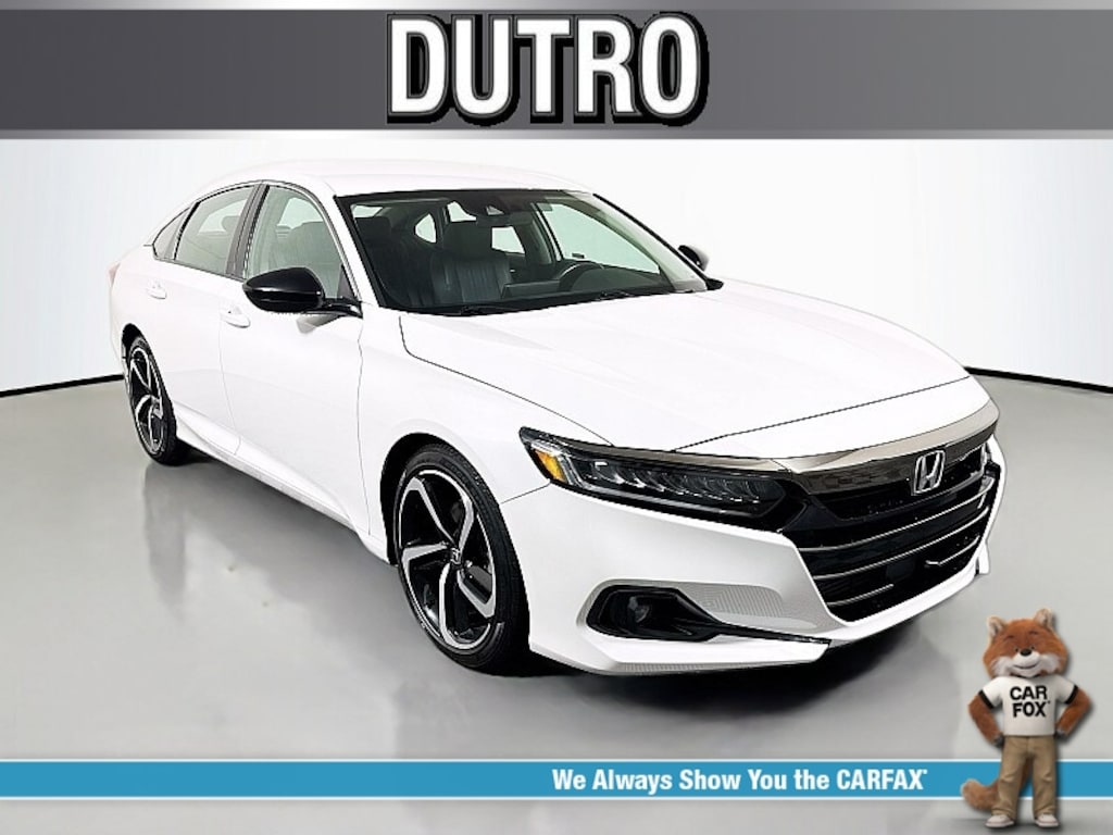 Used 2021 Honda Accord Sedan Sport SE Mid-Size Car