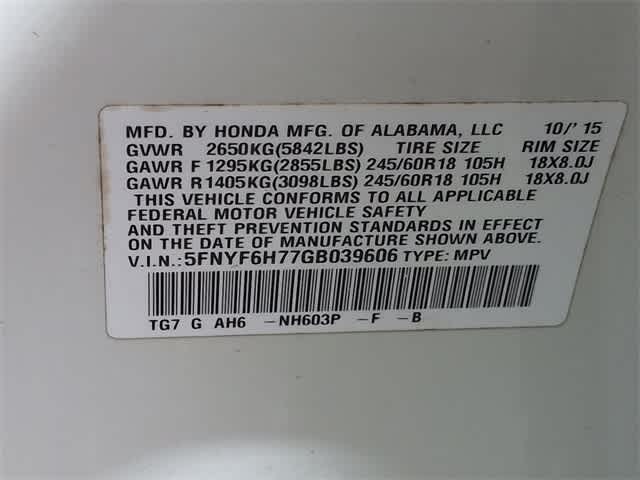 Thumbnail: 2016 Honda Pilot - 39