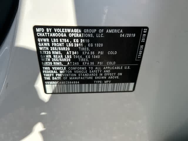 Thumbnail: 2019 Volkswagen Atlas - 11