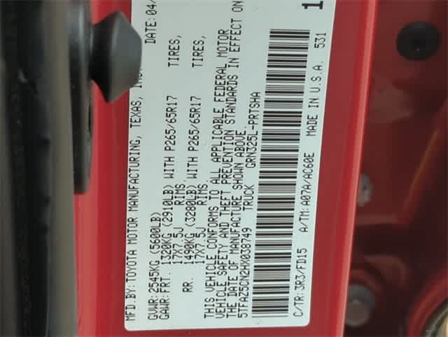 Thumbnail: 2017 Toyota Tacoma - 38