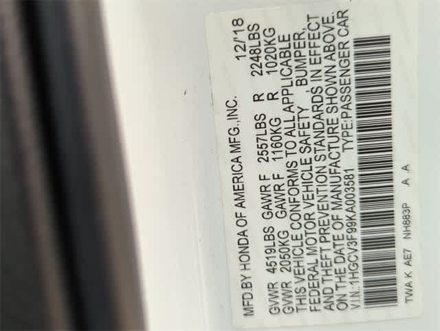 Thumbnail: 2019 Honda Accord - 38