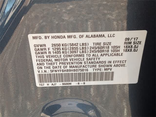Thumbnail: 2017 Honda Pilot - 38