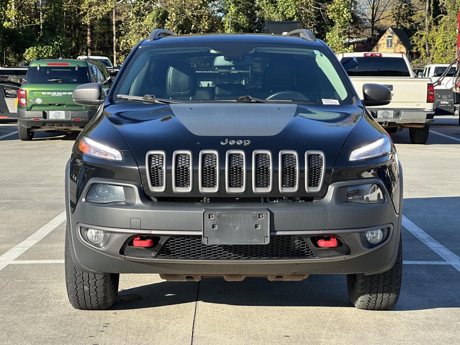 Used 2018 Jeep Cherokee Trailhawk with VIN 1C4PJMBB8JD559291 for sale in Clayton, GA