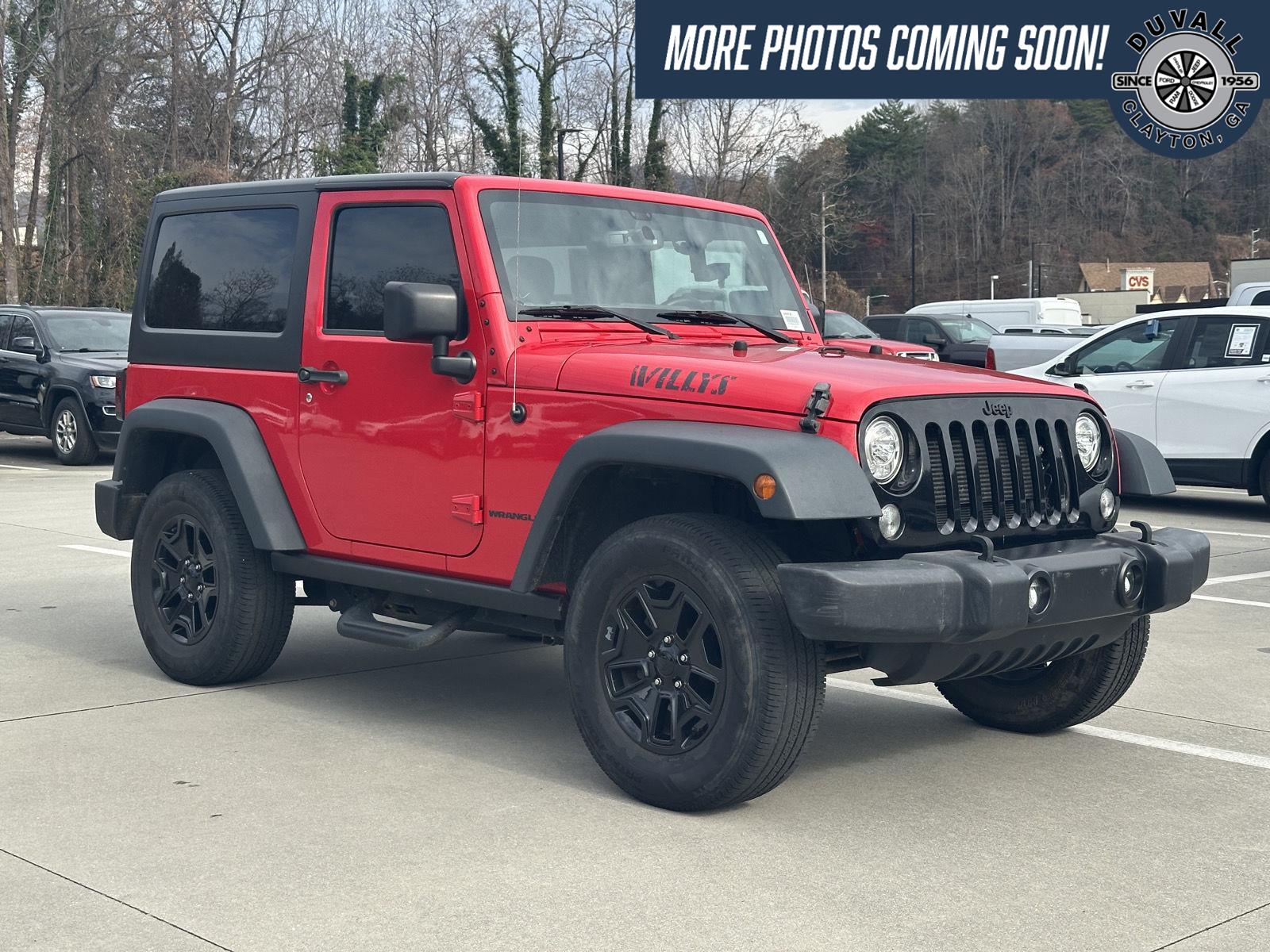2017 Jeep Wrangler Willys Wheeler