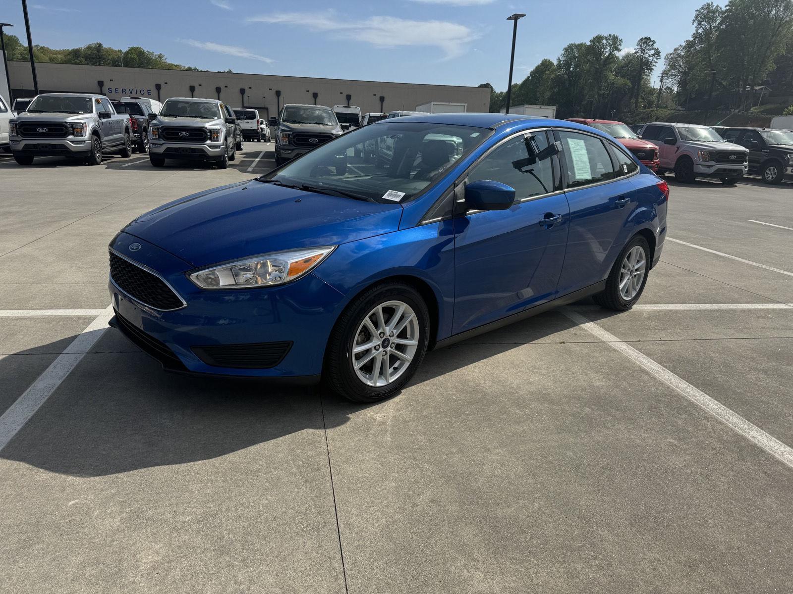 Used 2018 Ford Focus SE with VIN 1FADP3F23JL328154 for sale in Clayton, GA