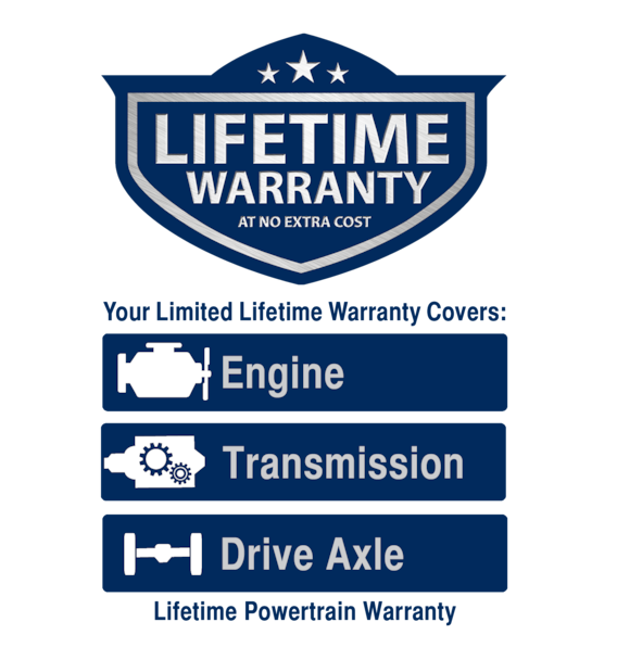 Lifetime Powertrain Warranty