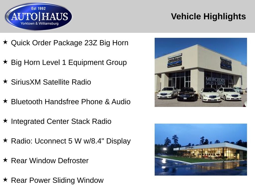 Used 2023 Ram 1500 Big Horn/Lone Star Truck