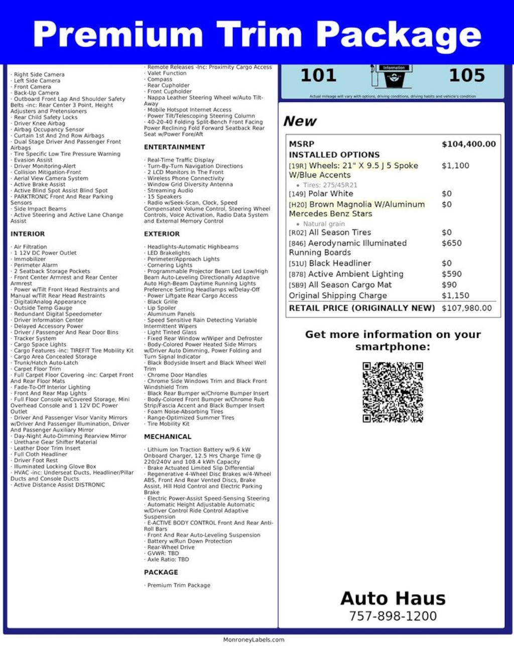 Used 2023 Mercedes-Benz EQS 450 SUV