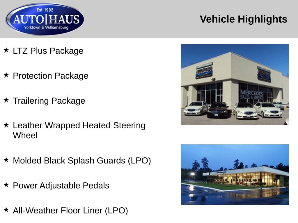 Used 2018 Chevrolet Silverado 1500 LTZ Truck