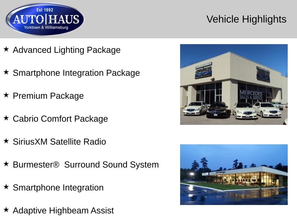 Used 2018 Mercedes-Benz C-Class C 300 Convertible