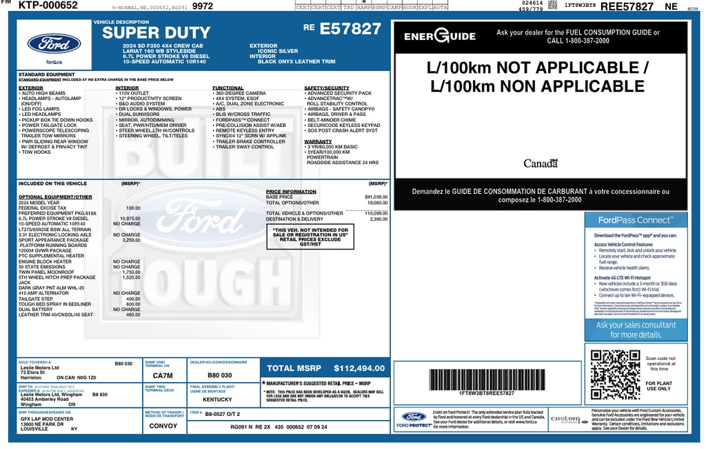 Used 2024 Ford F-350SD Lariat Truck