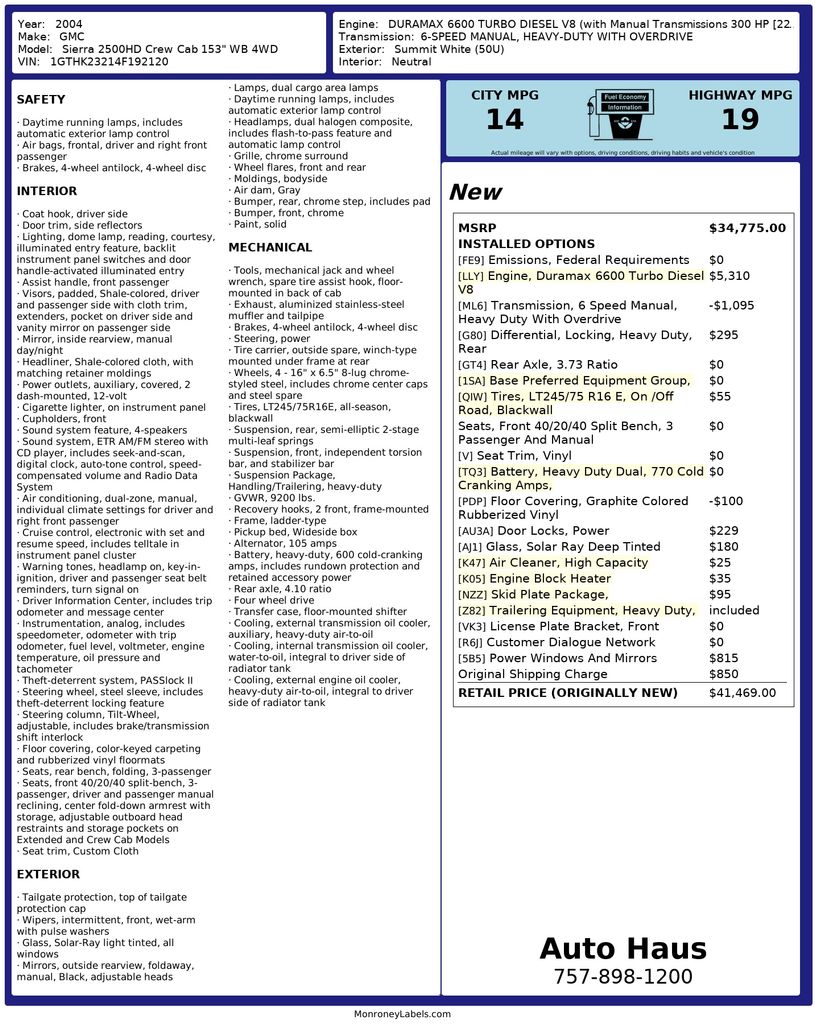 2004 GMC Sierra 2500HD Standard's photo