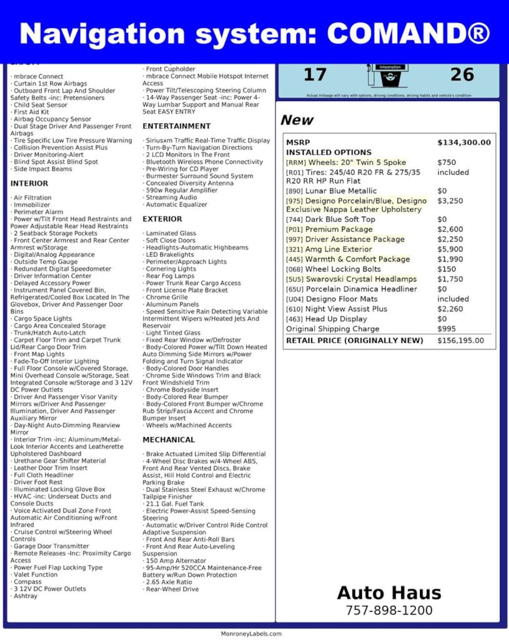 Used 2019 Mercedes-Benz S-Class S 560 Convertible