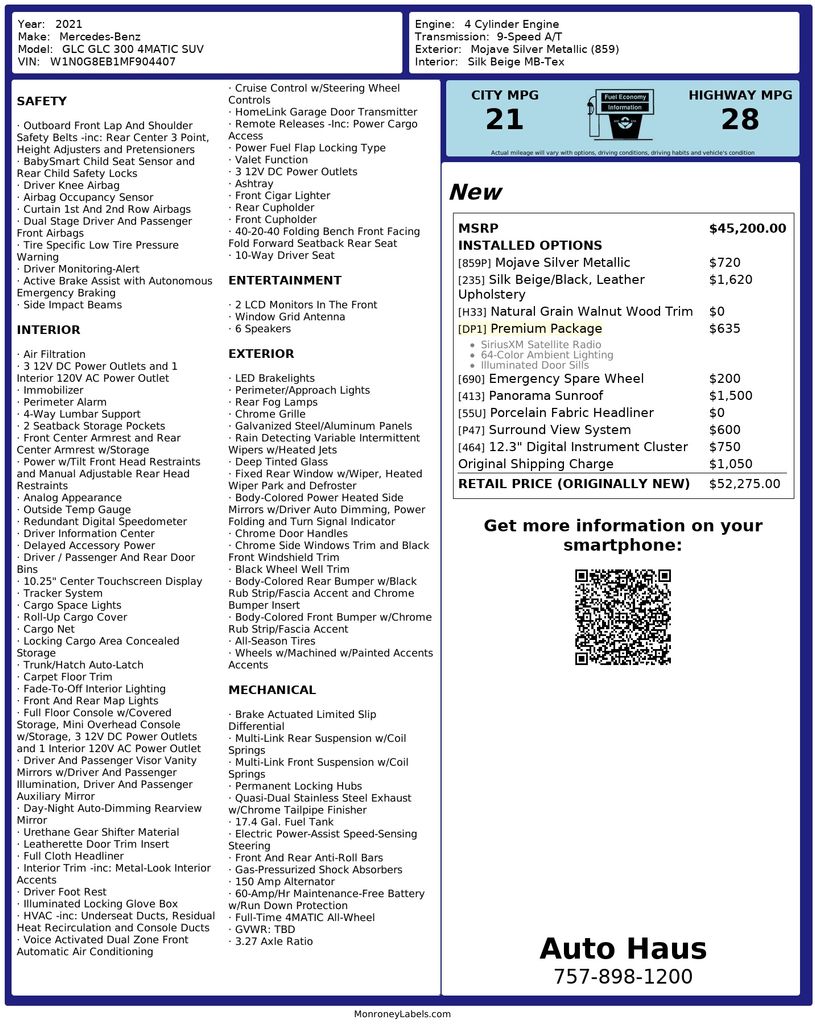 2021 Mercedes-Benz GLC GLC300's photo