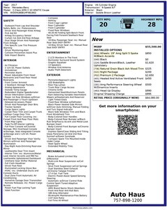 2017 Mercedes-Benz C-Class C 43 AMGÂ® Coupe