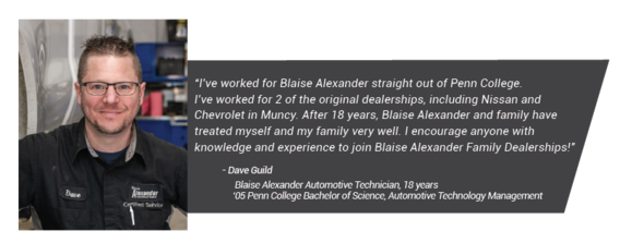 Blaise Alexander Family Dealerships, Team members include A…