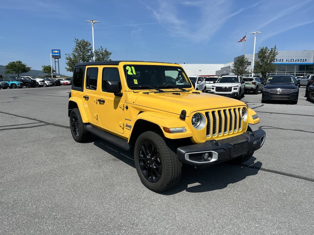 Used 2021 Jeep Wrangler 4xe Sahara SUV