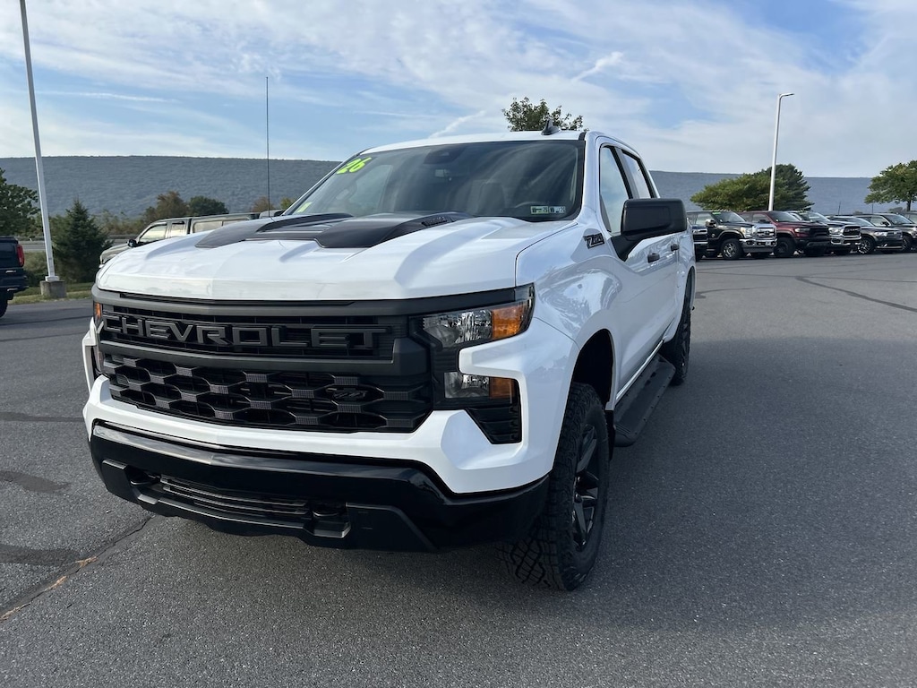 New 2026 Chevrolet Silverado 1500 Custom Trail Boss Truck Crew Cab