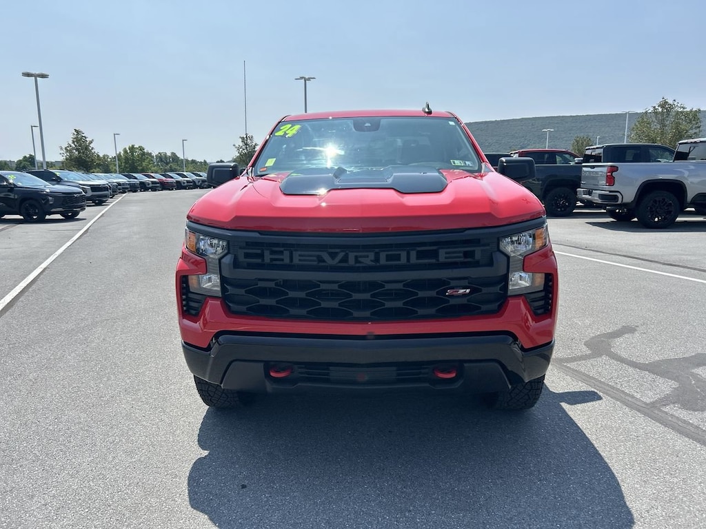 Used 2024 Chevrolet Silverado 1500 Custom Trail Boss Truck Crew Cab