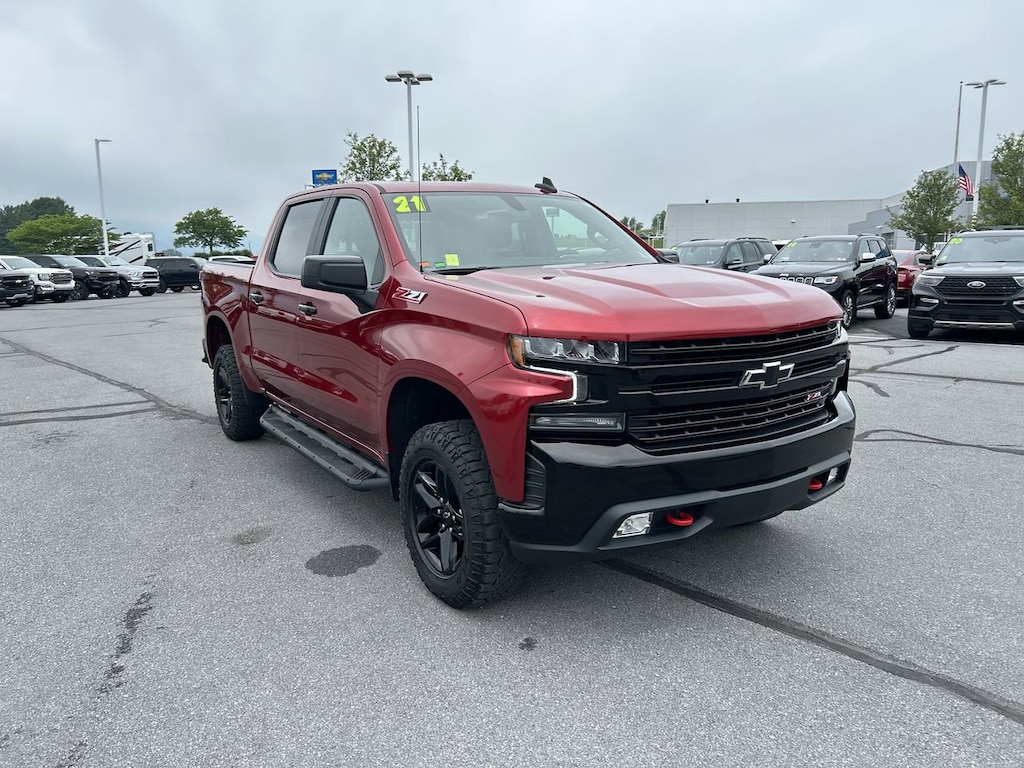 Used 2021 Chevrolet Silverado 1500 LT Trail Boss Truck Crew Cab