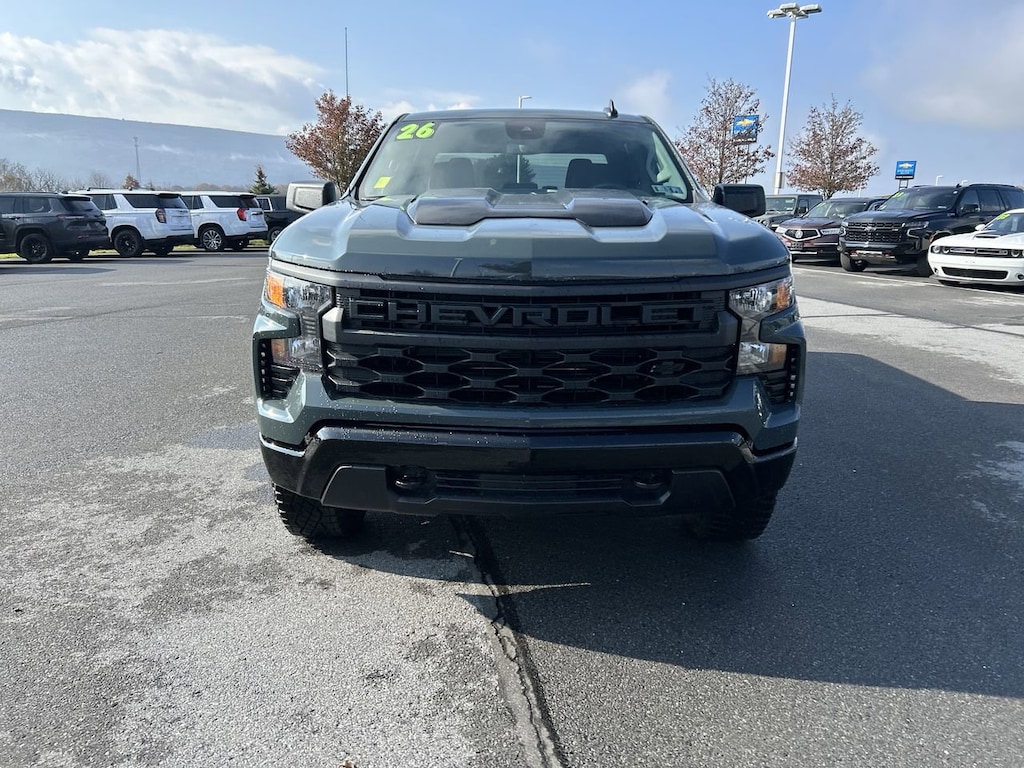 New 2026 Chevrolet Silverado 1500 Custom Trail Boss Truck Crew Cab