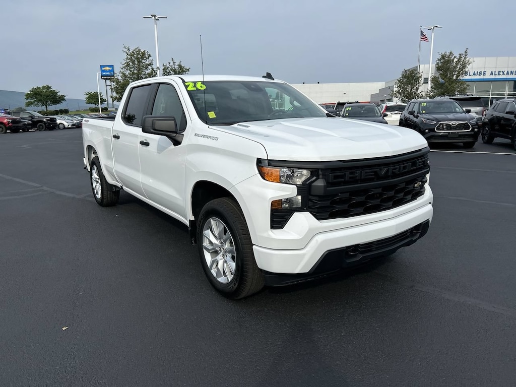 New 2026 Chevrolet Silverado 1500 Custom Truck Crew Cab