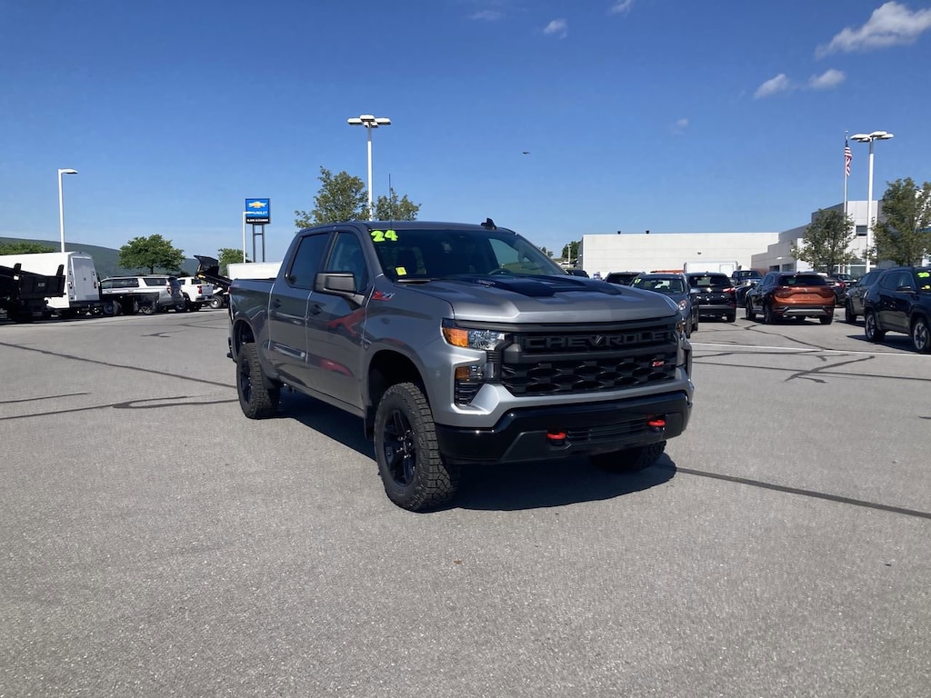 Used 2024 Chevrolet Silverado 1500 Custom Trail Boss Truck Crew Cab