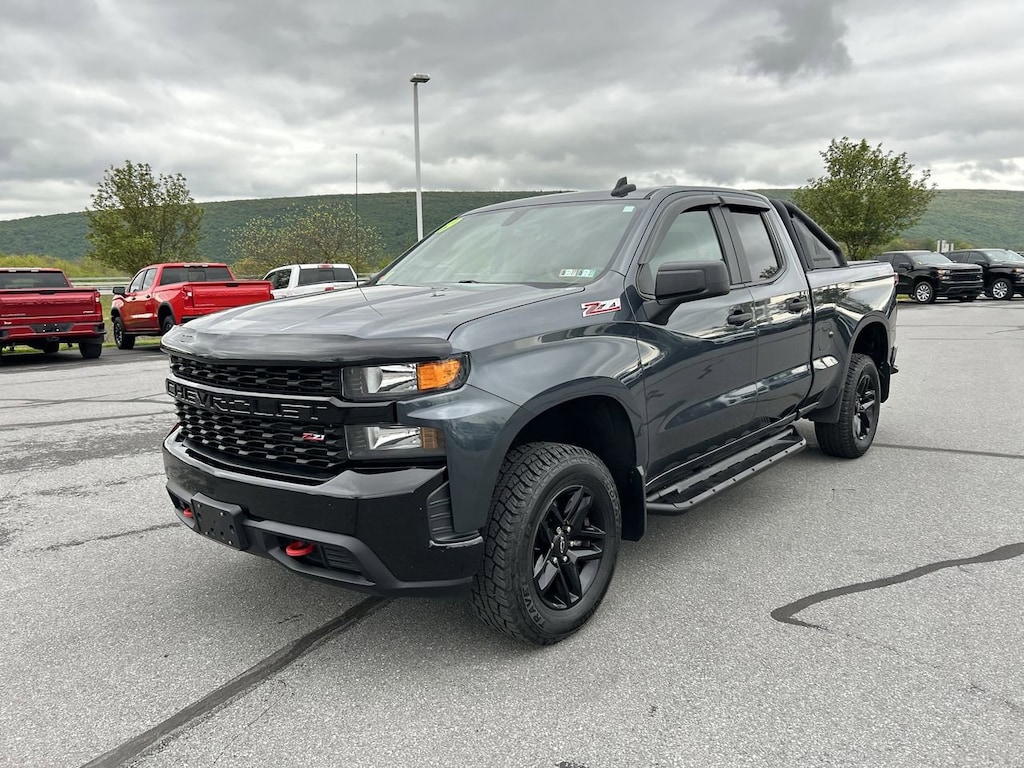 Used 2019 Chevrolet Silverado 1500 Silverado Custom Trail Boss Truck Double Cab