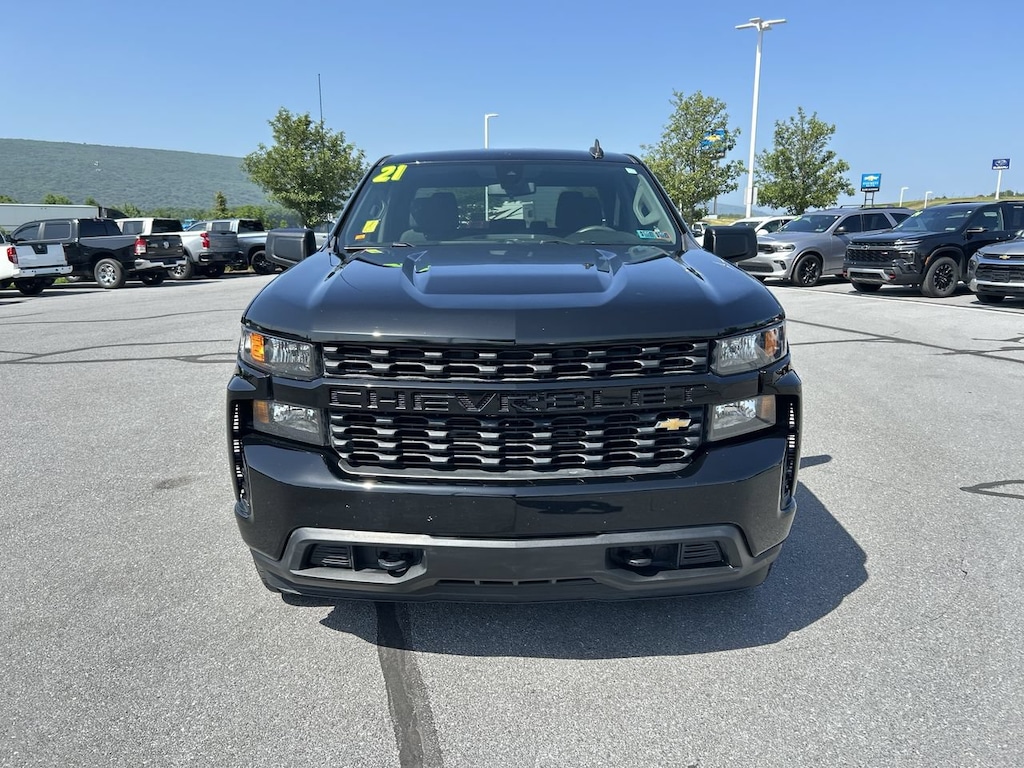 Used 2021 Chevrolet Silverado 1500 Custom Truck Double Cab