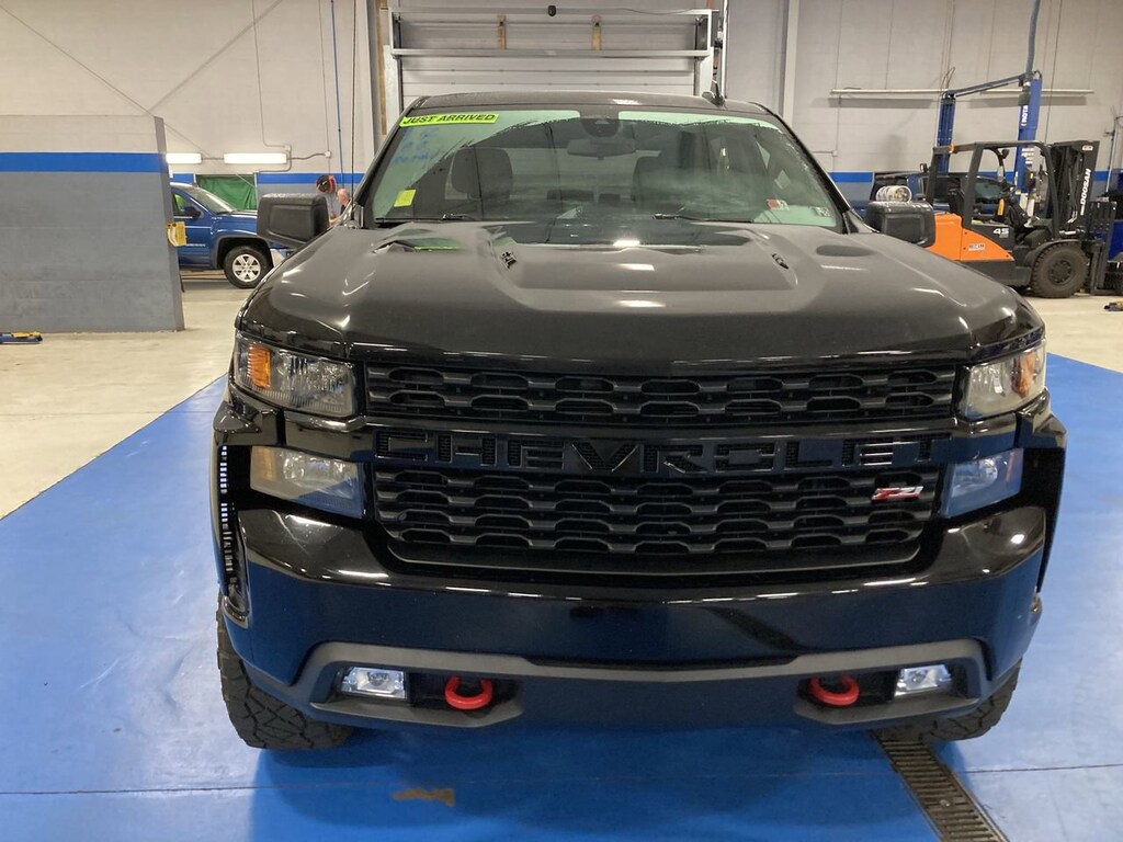 Used 2021 Chevrolet Silverado 1500 Custom Trail Boss Truck Crew Cab