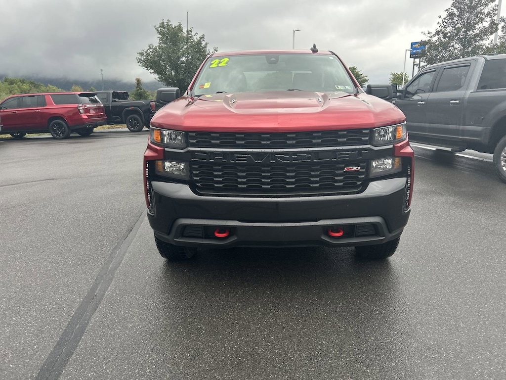 Used 2022 Chevrolet Silverado 1500 LTD Custom Trail Boss Truck Crew Cab